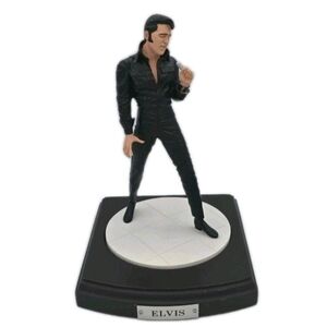 Elvis Presley 25th Anniversary Figurine Limited Edition 2668 Of 5000 Heavy Black